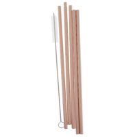 Reusable – Rose Gold Straws 5