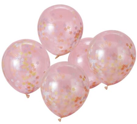 12:Pastel Star Confetti Balloons 5