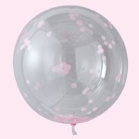 ORB Balloon – Large Pink Confetti