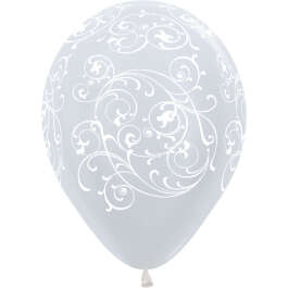 PR12:Filigree White on Satin Pearl AO 50