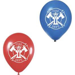 RET:Firefighter Latex Balloons 10