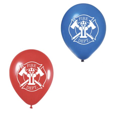 RET:Firefighter Latex Balloons 10