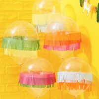 12:Clear Balloons With Tissue Fringes 5