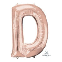 LET:Letter Rose Gold D