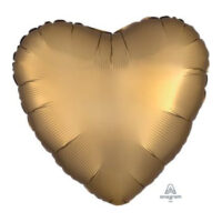 18:Satin Luxe Gold Sateen Heart