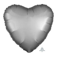 18:Satin Luxe Platinum Heart