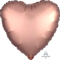 18:Satin Luxe Rose Copper Heart