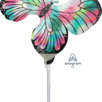 14:Iridescent Teal & Pink Butterfly