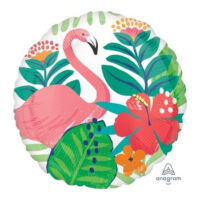 18:Tropical Jungle Flamingo