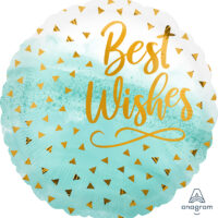 18:Best Wishes Gold Confetti