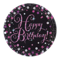 PL:Pink Celebration Paper Plates 8