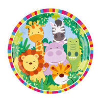 PL:Jungle Paper Plates 23cm 8