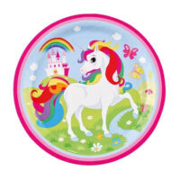 PL:Unicorn Paper Plates 23cm 8