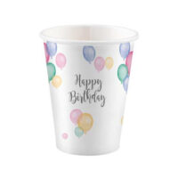 CU:Happy Birthday Pastel Paper Cups 8