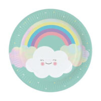 PL:Rainbow & Cloud Paper Plates 8