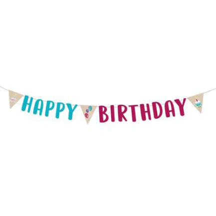 BA:My Birthday Party Letter Banner