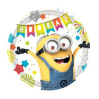 PL:Dispicable Me Paper Plates 23cm 8