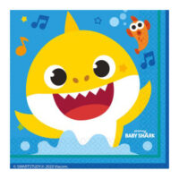 NA:Baby Shark Napkins 33cm 16