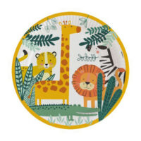 PL:Get Wild Paper Plates 23cm 8