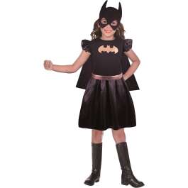 CO:Bat Girl Dress & Mask 8-10 Years