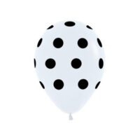 PR12:Polka Black on White FS AO 50