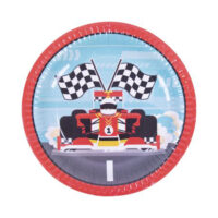 PL:Racing Car Paper Plates 23cm 8