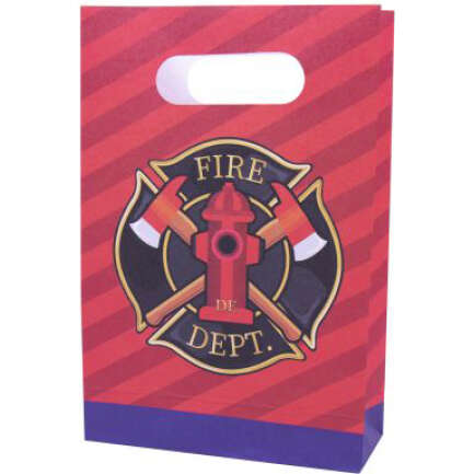 PB:Firefighter Paper Party Bags 8