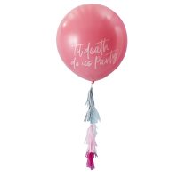 36:Balloon Kit – Pink With Tassel 1