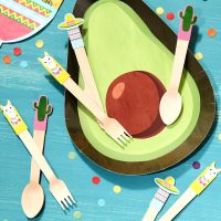 Mexican Themes Wooden Cutlery 18