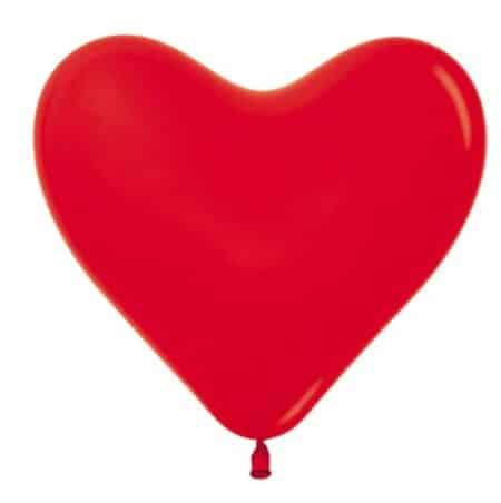 H12:Heart Fashion Solid Red 100