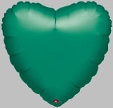 18:Metallic Green Heart