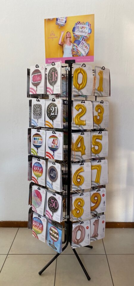 ACC:Display Floor Spinner Stand 60 Pegs