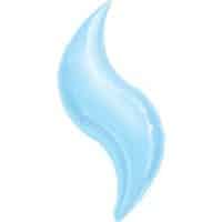 SS:Pastel Blue Curve 42 inch(NON-PKG)