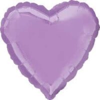 18:Pearl Lavender Heart