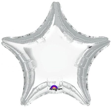 18:Metallic Silver Star