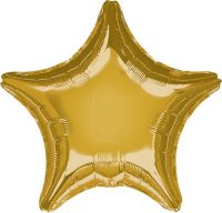 18:Metallic Gold Star