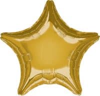 18:Metallic Gold Star
