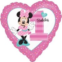 18:Minnie 1st Birthday Girl