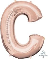 LET:Letter Rose Gold C