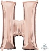 LET:Letter Rose Gold H