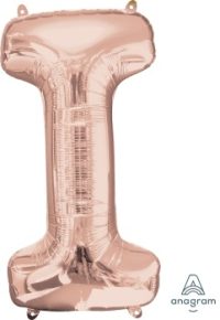 LET:Letter Rose Gold I