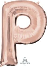 LET:Letter Rose Gold P