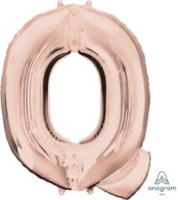 LET:Letter Rose Gold Q