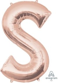 LET:Letter Rose Gold S