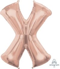 LET:Letter Rose Gold X