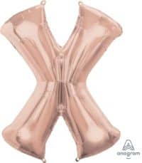 LET:Letter Rose Gold X
