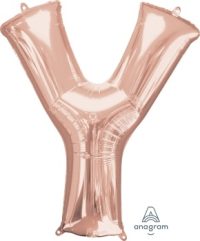 LET:Letter Rose Gold Y