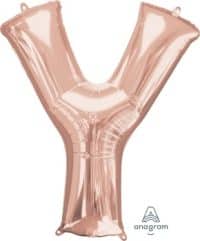LET:Letter Rose Gold Y