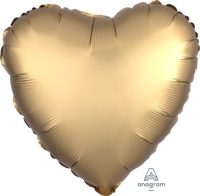 18:Satin Luxe Gold Sateen Heart