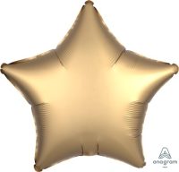 18:Satin Luxe Gold Sateen Star